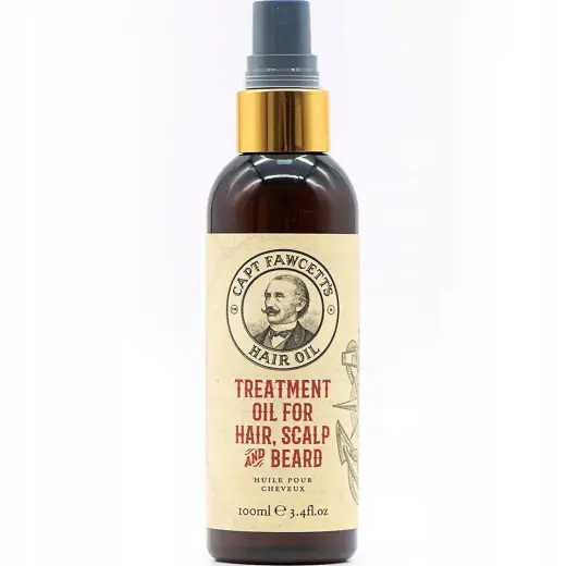 Captain Fawcett Nourishing Oil for Hair, Scalp and Beard 100 Ml