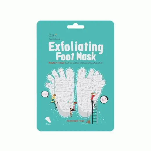 Cettua, Cettua, Exfoliating, Foot Sheet Mask, 2 pcs