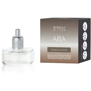 Millefiori Aria Vanilla & Wood Diffuser Refill - Náhradní náplň do elektrického difuzéru 20ml