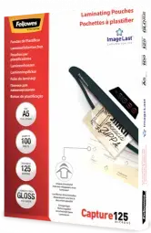 Laminēšanas plēves Fellowes ImageLast A5 125 Micron Laminating Pouch - 100 pack