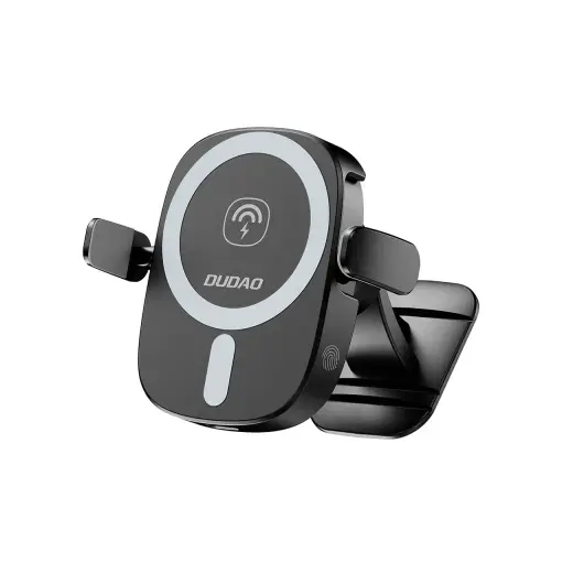Dudao FW11 car phone holder with 15W inductive charger for air vent | cockpit - black