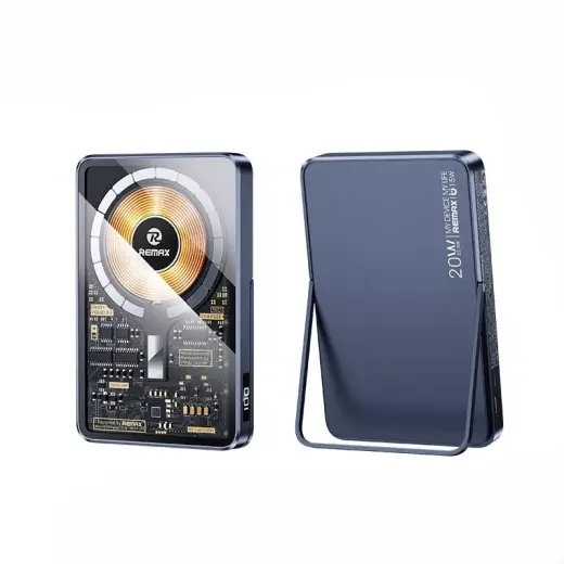 POWERBANK REMAX WALKING SERIES 10000mAh  RPP-558 PD20W + QC 22.5W MAGNETIC BLACK