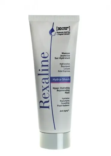 Rexaline - Hydra-Shock - Hyper-Hydrating Rejuvenating Mask - Moisturizing/Hydrating Face Mask - Anti Wrinkle, Anti Aging and Plumping Face Mask with