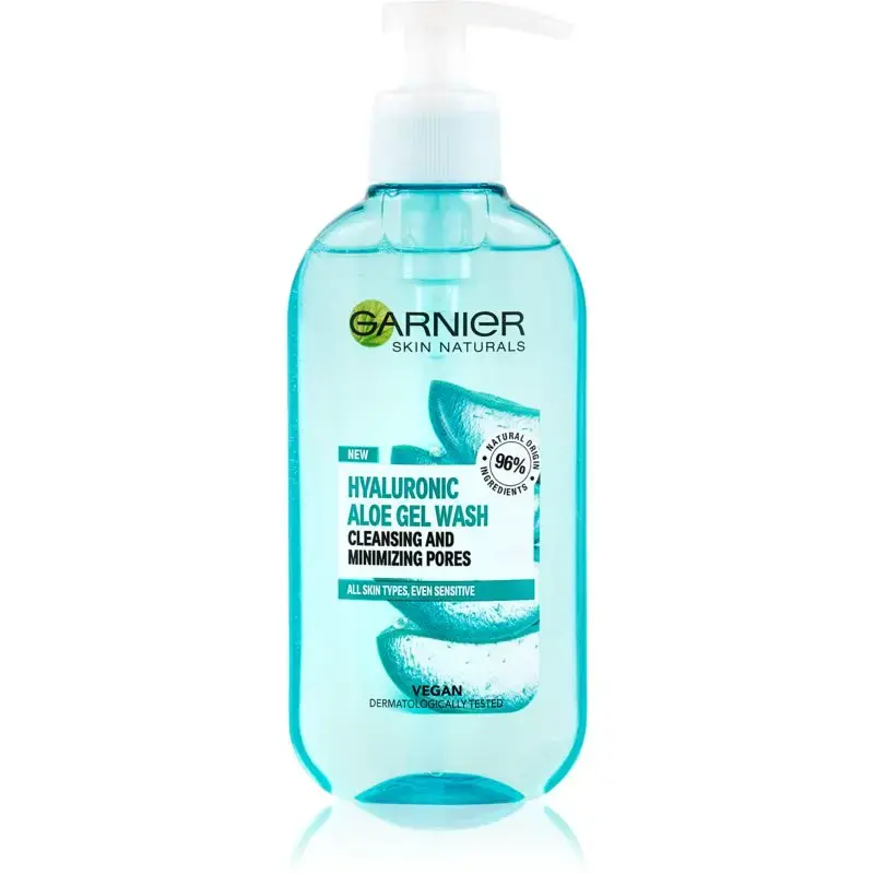 Garnier Hyaluronic Aloe Cleansing Gel for All Skin Types - 200ml