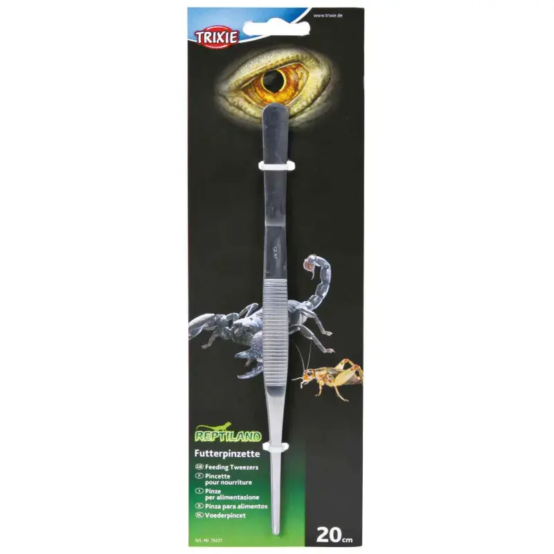 Pincete reptiļu barošanai : Trixie Feeding tweezers, 20 cm