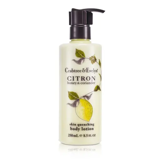 Crabtree & Evelyn, Citron, Honey & Coriander, Revitalizing, Daily, Body Lotion, All Over Body, 250 ml