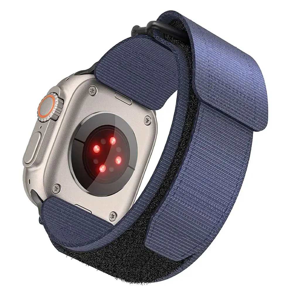 Forcell F-Design viedpulksteņa siksniņa priekš Apple Watch (38/40/41 mm) | neilons | zila