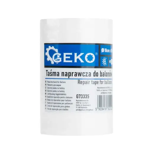 UV pallide parandusteip 10cm x 10m – valge