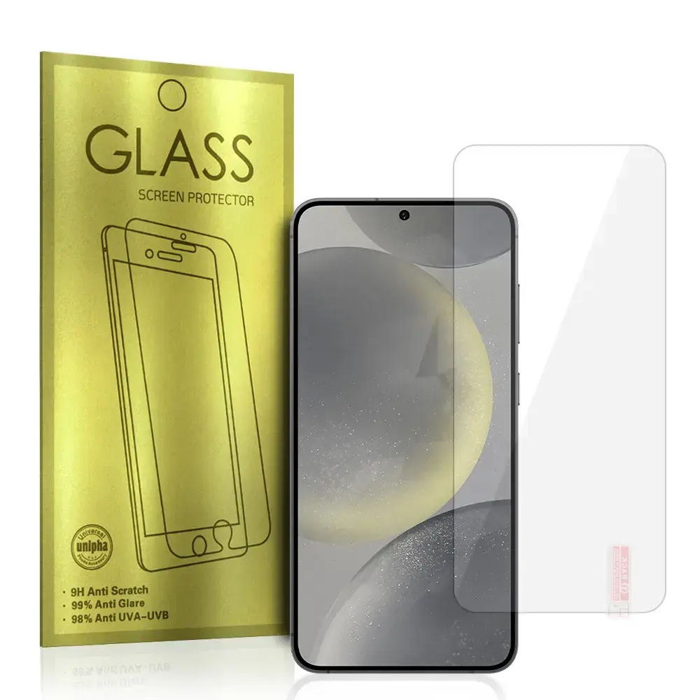 Gold aizsargstikls telefona ekrānam Galaxy S24 FE