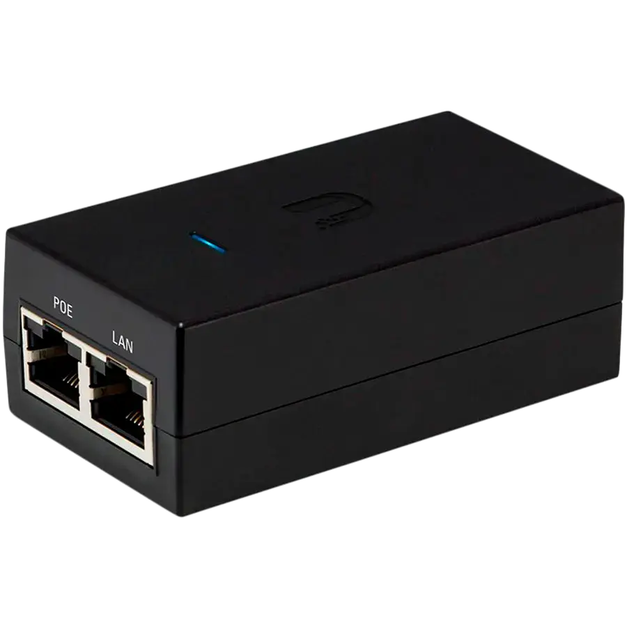 Ubiquity POE Injector, 24VDC, 30W, EU