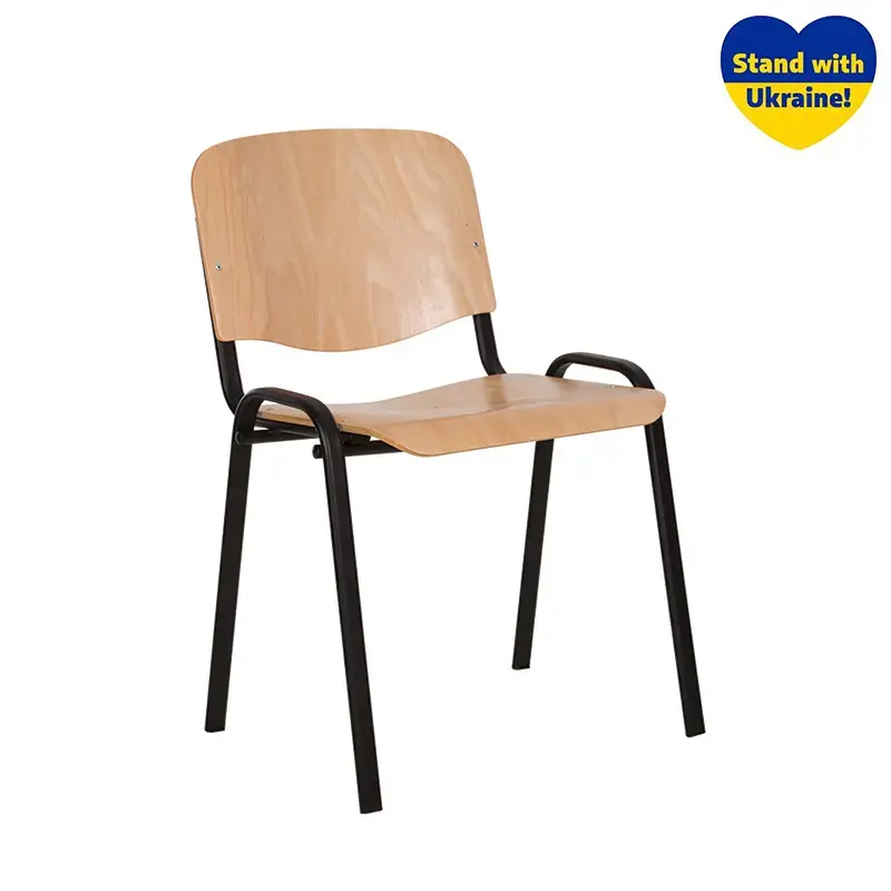 Krēsls NOWY STYL ISO BLACK WOOD no finiera, krāsa- dizskābardis