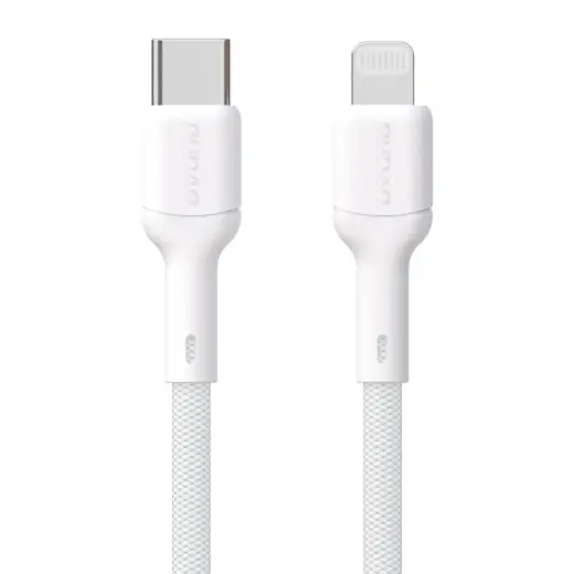 Dudao L9X datu pārraides un uzlādes vads | USB-C uz Lightning | 30W | 2m | balts