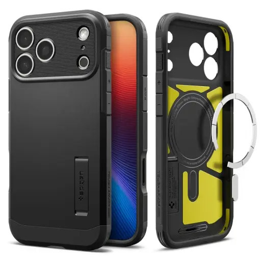 Spigen Tough Armor "T" MagSafe case for iPhone 17 Pro - black