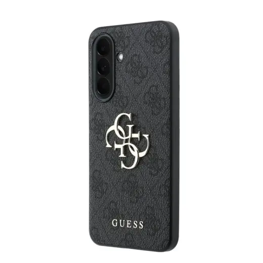 Guess PU 4G Metal Logo phone case for Samsung Galaxy A37 (A376) gray