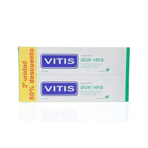 Vits Aloe Vera Toothpaste Mint Flavour 2x150ml