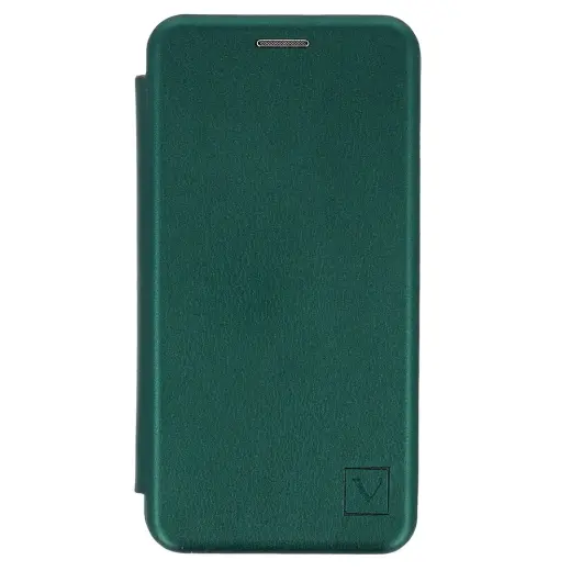 Vennus Elegance knyginio tipo telefono dėklas iPhone 12 mini žalias