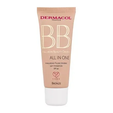 Dermacol BB Cream Hyaluron Beauty Cream All in One Feuchtigkeitsspendende BB Creme 30 Ml Farbton 02 Bronze