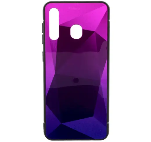 Fusion Stone Ombre Back Case Silikona Aizsargapvalks Priekš Apple iPhone 11 Violets - Zils