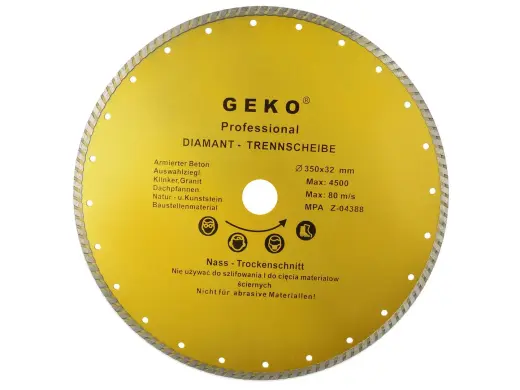 Pidev turbo servaga teemantketas 350x32mm GEKO Profi