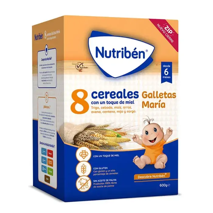 NUTRIBEN 8 Cereal Honey Biscuits 600g