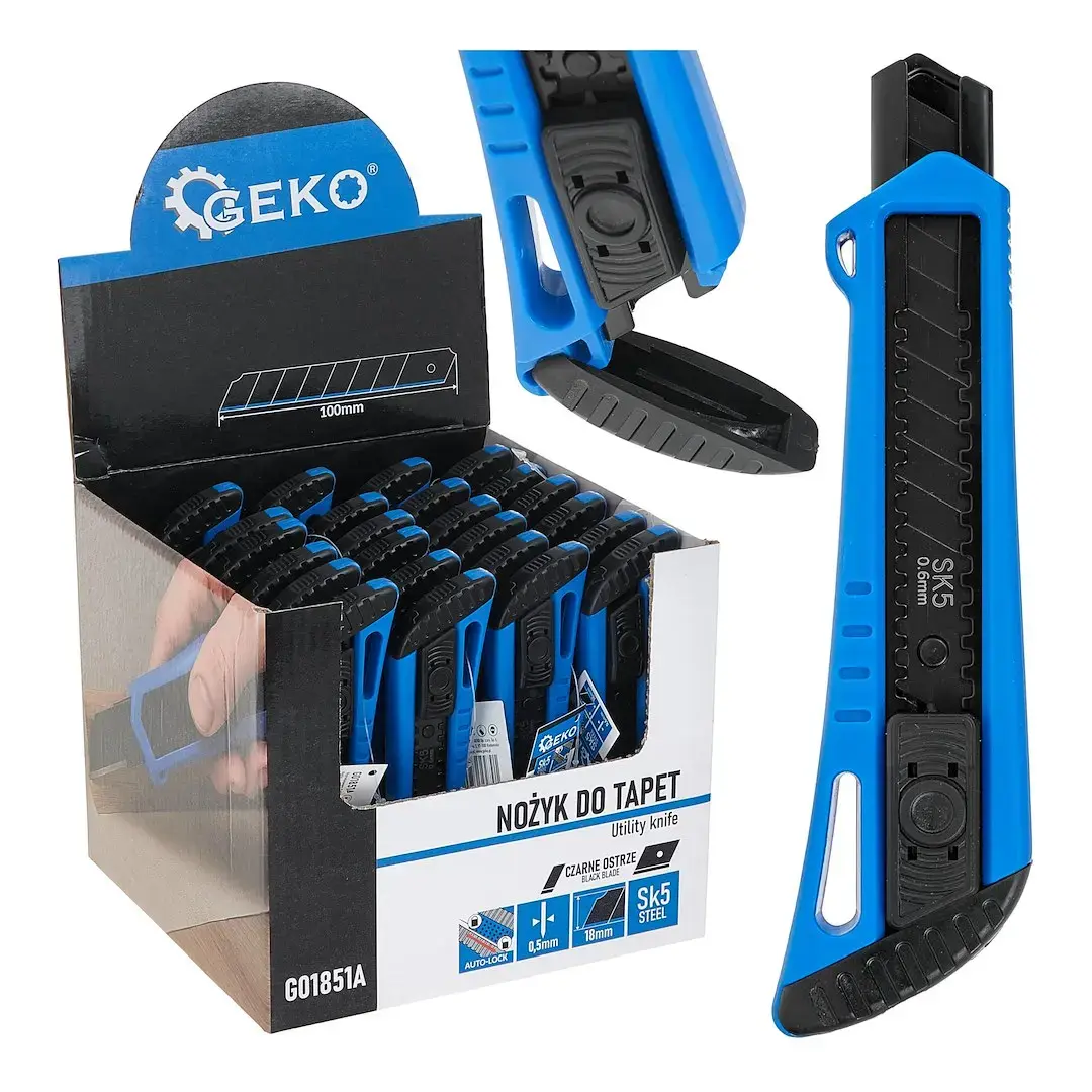 Utility Knife 100x18x0.5mm Type No. 2 – Display Box