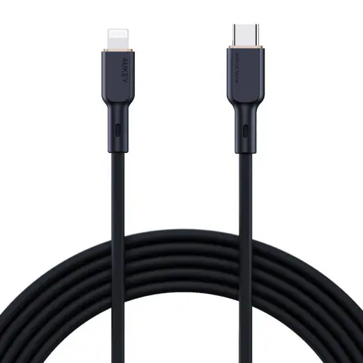 Aukey CB-SCL1 провод для передачи данных и зарядки | USB-C на Lightning | 27W | 1m | черный