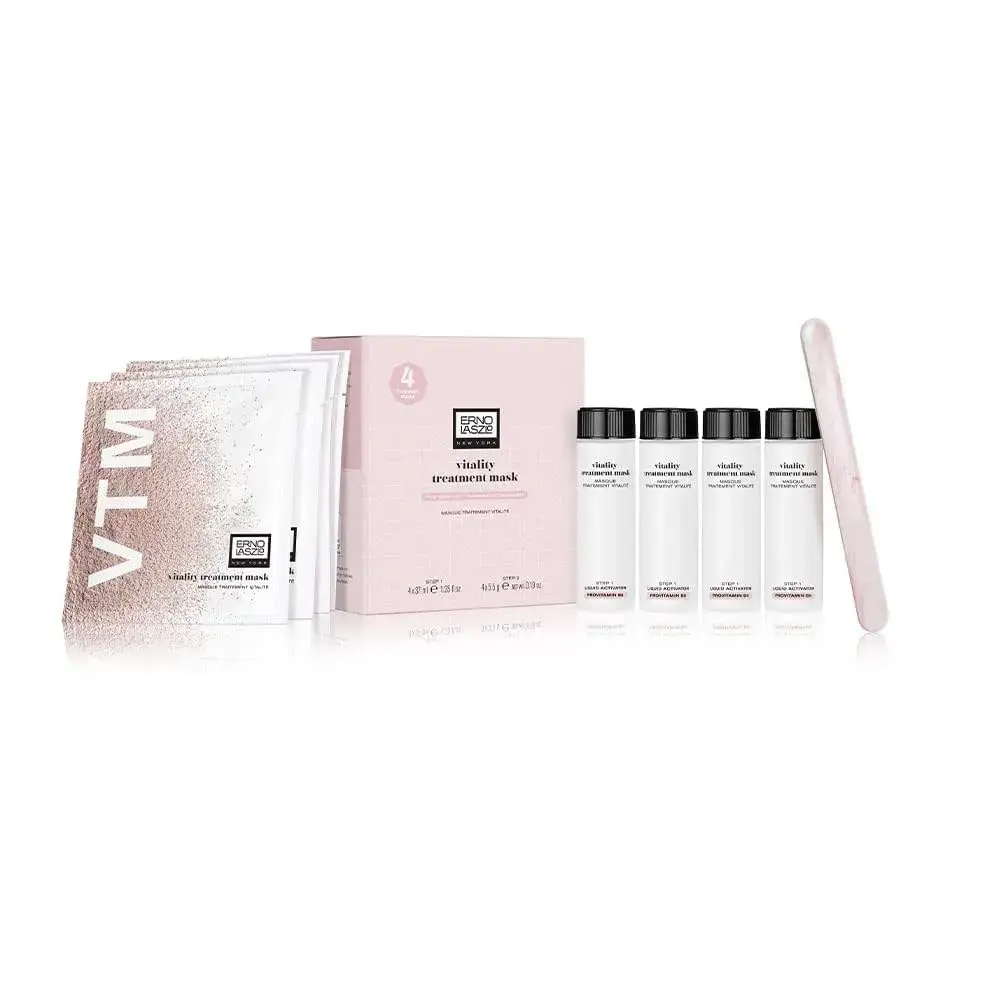 Set Erno Laszlo: Vitality, Lotion-Serum, For Face, 4 pcs, 37 ml + Vtm, Peeling, Powder Mask, For Face, 4 pcs, 5.5 g