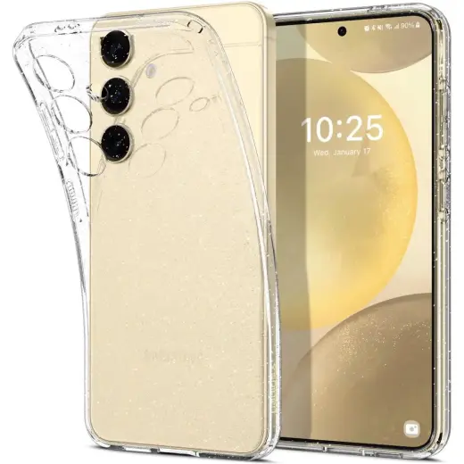 Spigen Liquid Crystal case for Samsung Galaxy S24 - transparent and glitter