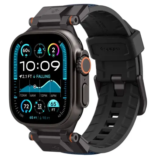 Spigen DuraPro Armor smartwatch strap for Apple Watch 6/7/8/9/10/SE/Ultra 1/2 (44/45/46/49 mm) | Nylon | navy blue