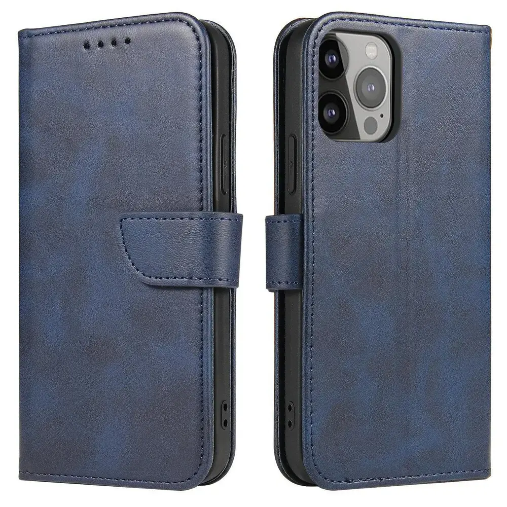 Magnet Case with Flip for iPhone 16e - Blue