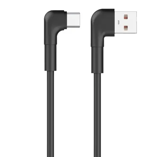 Maxlife MXUC-09 datu pārraides un uzlādes vads | USB-A uz USB-C | 15W | 1m | melns