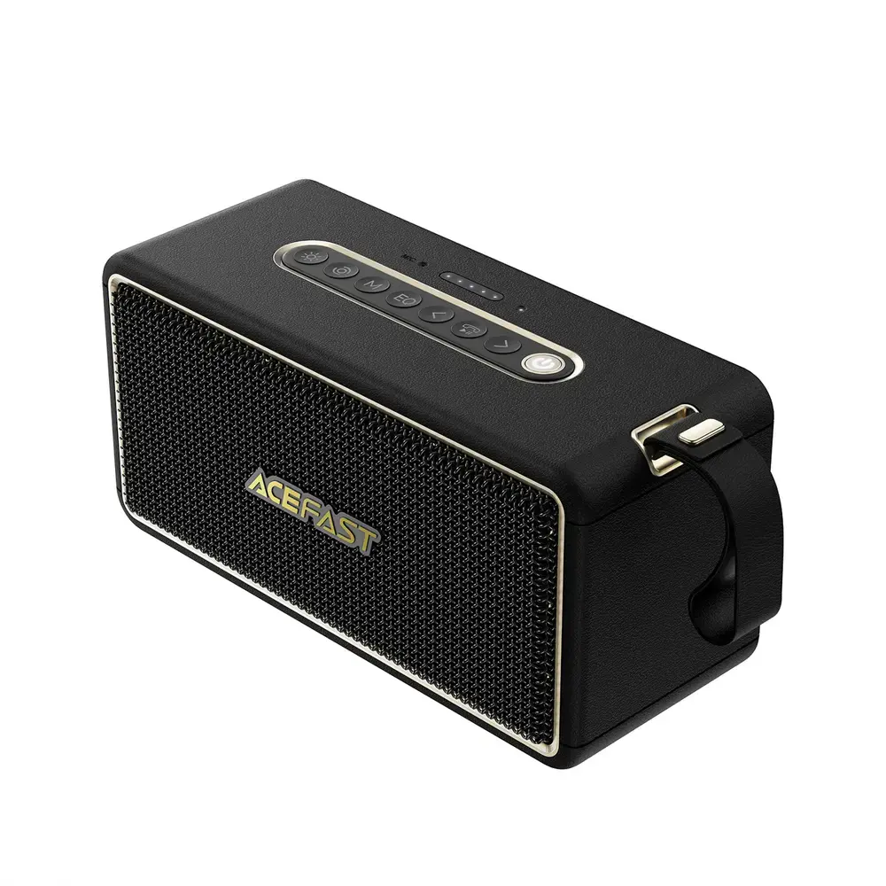 Acefast K3 Ultra Wireless Speaker with RGB Backlight Bluetooth 5.4 - Black
