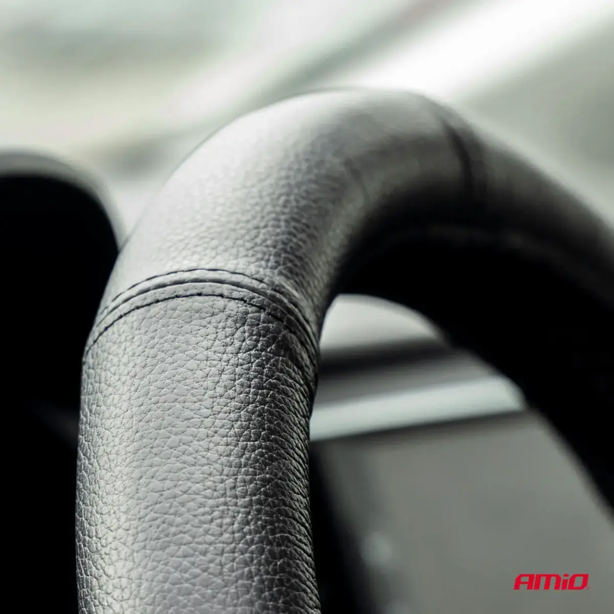 Steering wheel cover Natural Leather XXXXL 49-51 cm