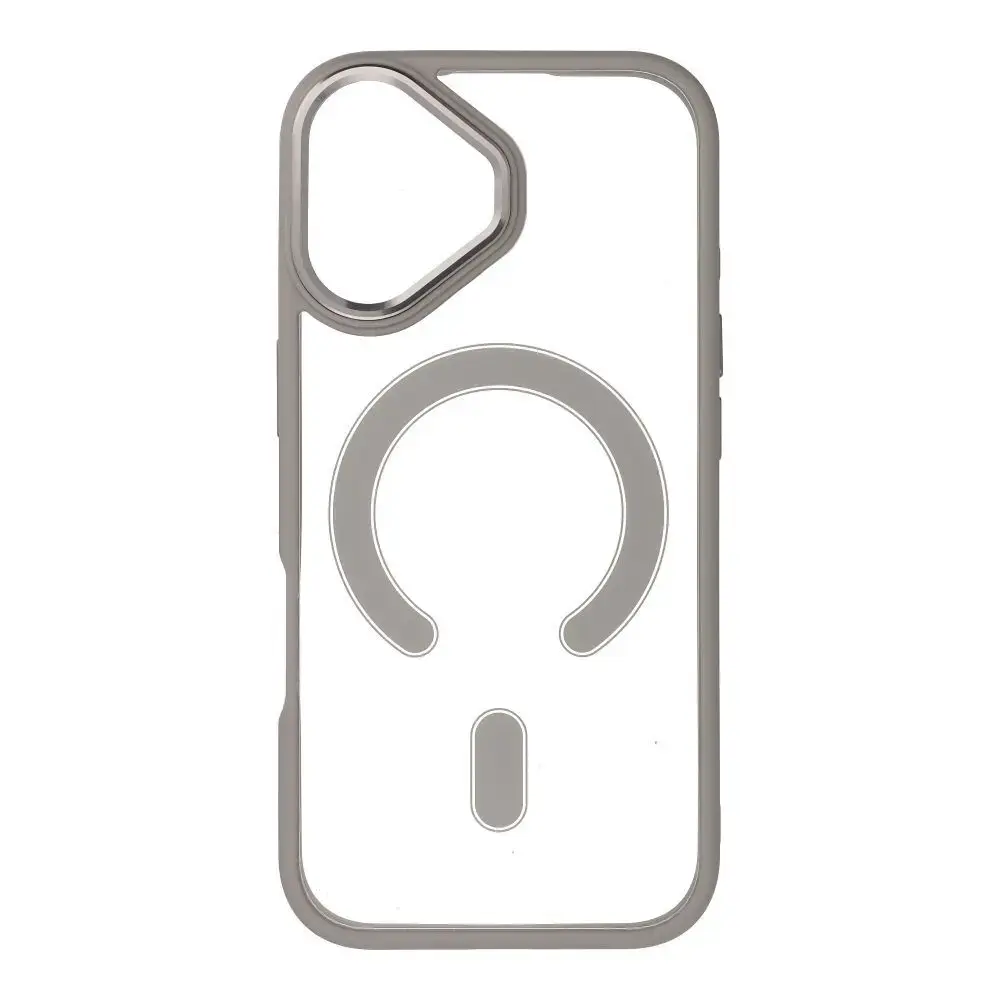 Color Edge Mag maciņš ar MagSafe atbalstu telefonam iPhone 17 pelēks