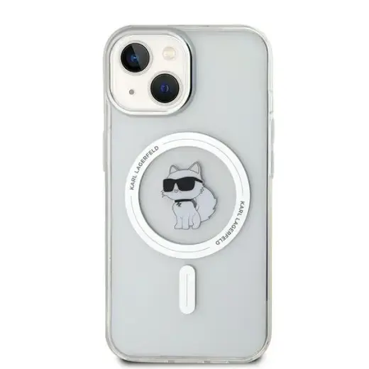 Karl Lagerfeld KLHMP12MHFCCNOT IML Choupette phone case with MagSafe support for iPhone 12 | iPhone 12 Pro transparent