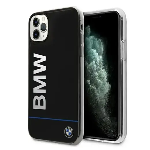 Originalus dėklas BMW Signature Printed Logo BMHCN58PCUBBK iPhone 11 Pro, juodas