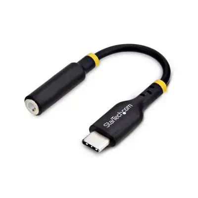 StarTech.com USB-C Audio Adapter to 3.5mm TRRS Jack, Headphone Aux Dongle - USB-C to headphone jack adapter - 12.7 cm