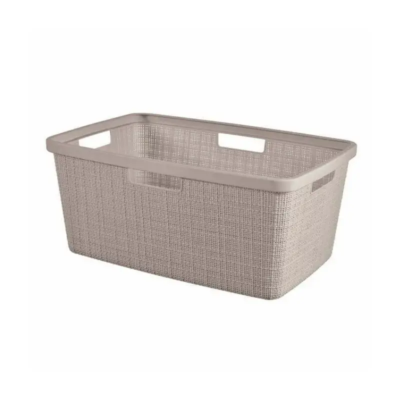 Veļas grozs Jute 46L 59x39x26cm bēšs