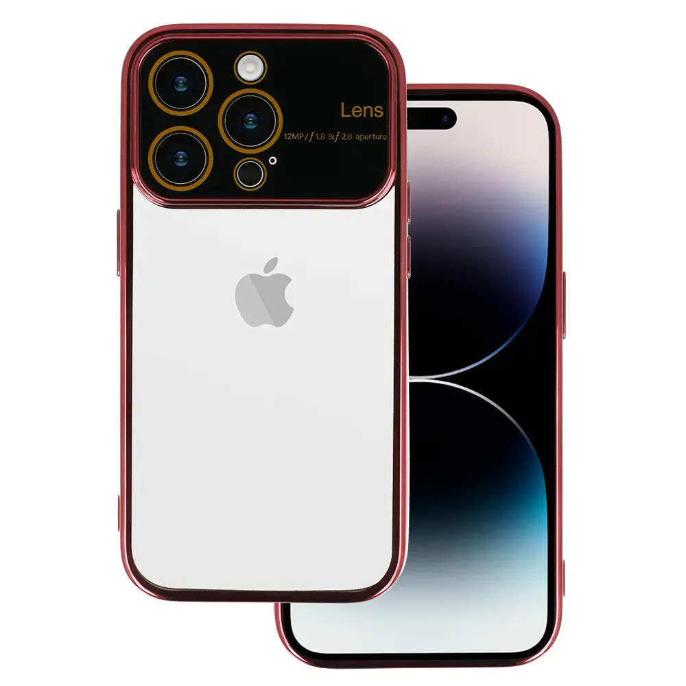 Electro Lens Case for Iphone 13 Cherry
