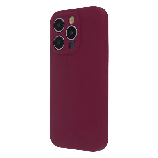 Soft Touch Mag maciņš ar MagSafe atbalstu telefonam iPhone 12 sarkans