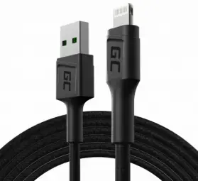 Green Cell GC PowerStream data transfer and charging cable | USB-A to Lightning | 1.2m