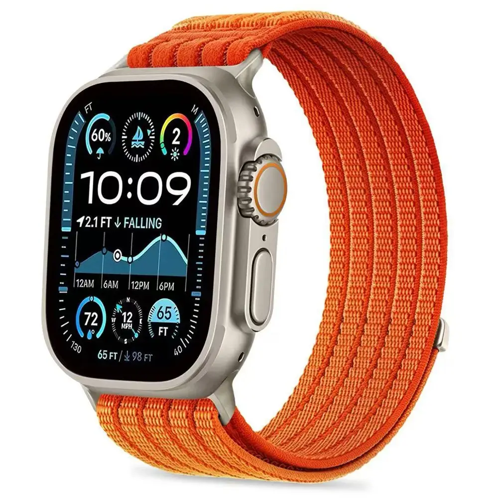 TECH-PROTECT NYLON SPORT APPLE WATCH 8 / 9 / 10 / 11 / SE / ULTRA (44 / 45 / 46 / 49 MM) ORANGE
