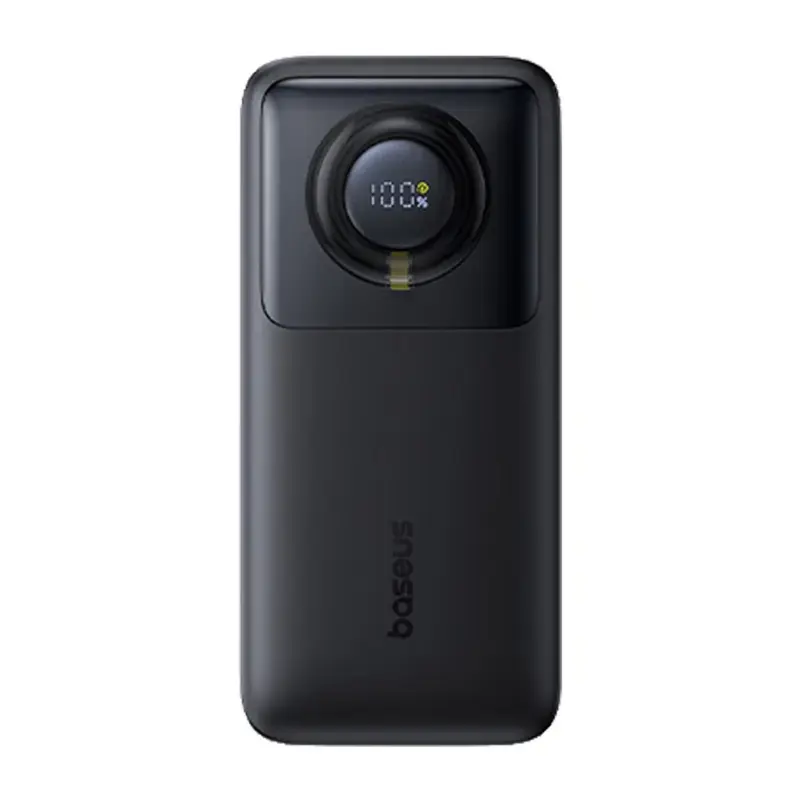 Baseus Free2Pull external battery (powerbank) | 20000 mAh | 65W | USB-C | LED display | black