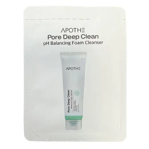 APOTHE SAMPLE Pore Deep Clean pH Balancing Foam Cleanser Sam...