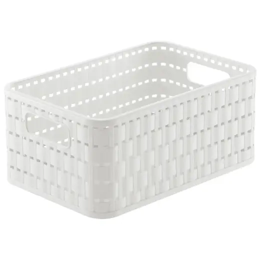Grozs plastmasas 4L Country, balts