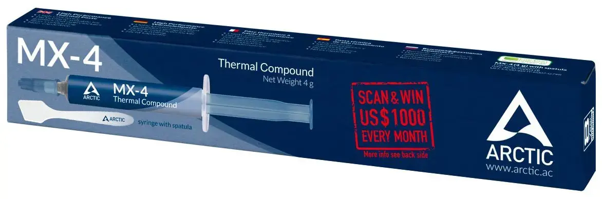 ARCTIC High-Performance Thermal Paste MX-4 - 4 g - with Spatula