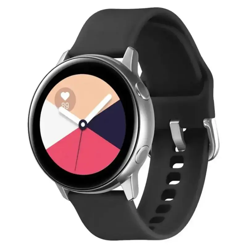 SILICONE BAND FOR SMARTWATCH 20MM UNIVERSAL BLACK