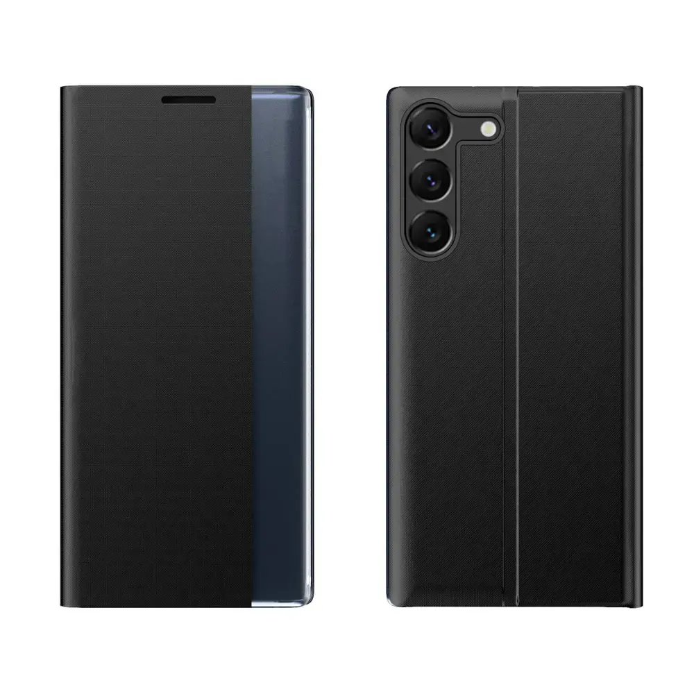 New Sleep View grāmatveida maciņš telefonam Samsung Galaxy A05s (A057) melns