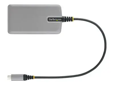 StarTech.com 3-Port USB-C Hub with Ethernet, 3x USB-A Ports, Gigabit Ethernet, USB 3.0 5Gbps, Bus-Powered, USB Type-C Hub w|GbE and 1ft|30cm Long Cable, Portable Laptop USB C Hub Adapter - USB Expansion Hub, RJ45 (5G3AGBB-USB-C-HUB) - hub - 3 ports