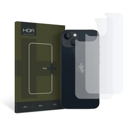 HOFI HYDROFLEX PRO+ BACK PROTECTOR 2-PACK IPHONE 14 ПРОЗРАЧНАЯ ГИДРОГЕЛЕВАЯ ПЛЕНКА